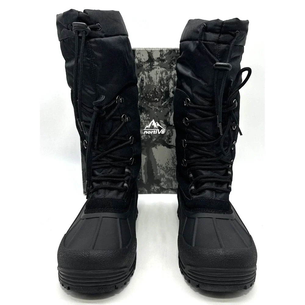 NORTIV 8 Mountaineer Snow Boots Mens Size 9 M 3M Thinsulate Fur Lined Boots